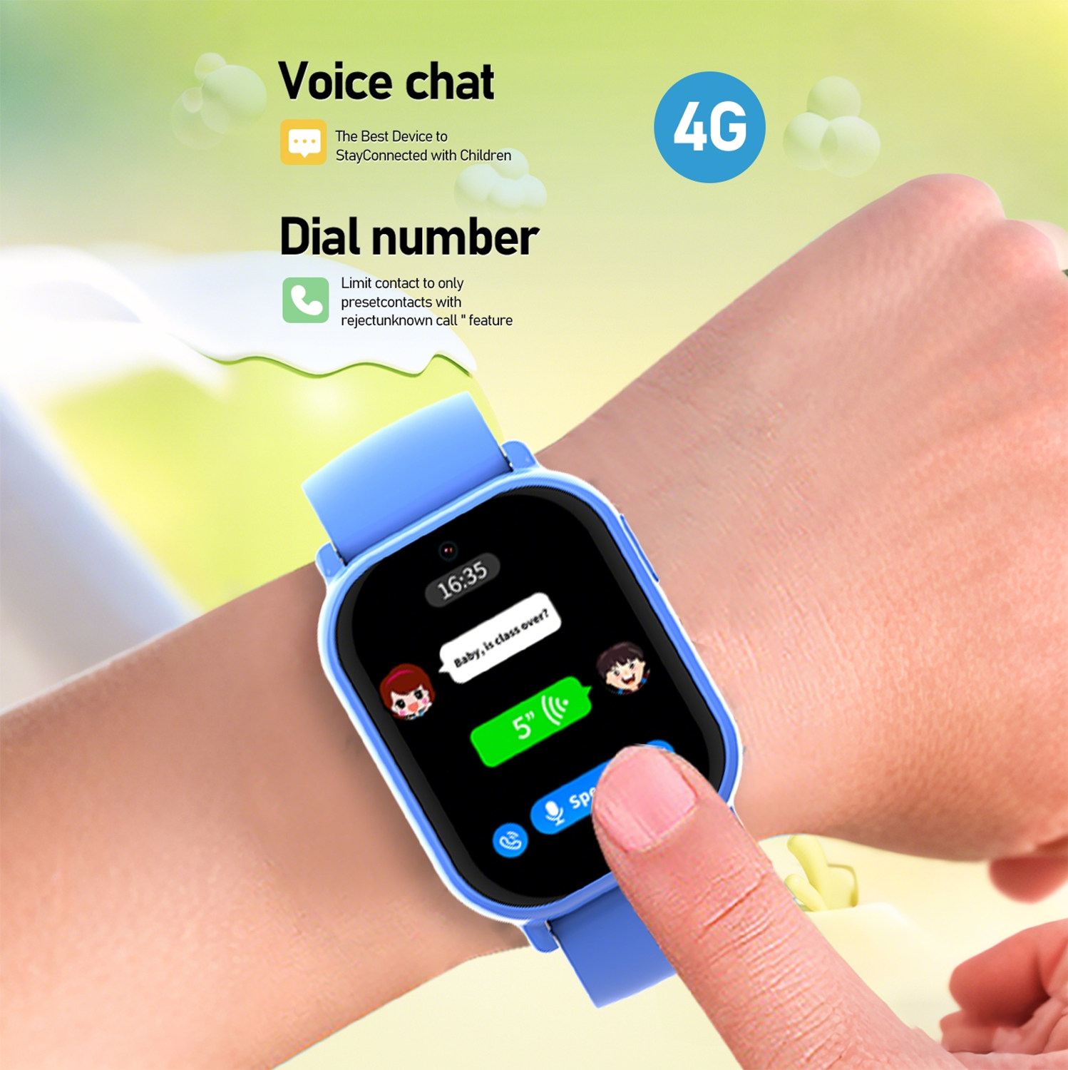 Waterproof Student Smart Watch with Camera VM05 SOS Call Digital Child Smartwatch Touch Wristwatch Kids Smart Watch With Gps